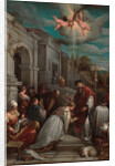 Saint Valentine baptizing Saint Lucilla, 1575 by Jacopo il vecchio Bassano