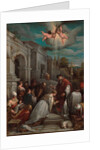 Saint Valentine baptizing Saint Lucilla, 1575 by Jacopo il vecchio Bassano