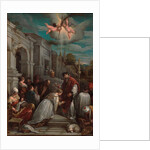 Saint Valentine baptizing Saint Lucilla, 1575 by Jacopo il vecchio Bassano