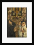 Cardinal Bessarion and Two Members of the Scuola della Carità in prayer with the Bessarion Reliquary, c. 1473 by Gentile Bellini