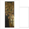 Cardinal Bessarion and Two Members of the Scuola della Carità in prayer with the Bessarion Reliquary, c. 1473 by Gentile Bellini