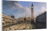 The Piazza San Marco in Venice by Giovanni Antonio Canaletto