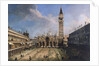The Piazza San Marco in Venice by Giovanni Antonio Canaletto