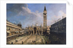 The Piazza San Marco in Venice by Giovanni Antonio Canaletto