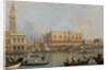 View of the Doge's Palace in Venice by Giovanni Antonio Canaletto