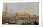 View of the Doge's Palace in Venice by Giovanni Antonio Canaletto