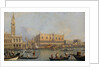 View of the Doge's Palace in Venice by Giovanni Antonio Canaletto