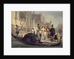 The Tolstoy Family in Venice, 1855 by Giulio Carlini