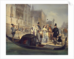 The Tolstoy Family in Venice, 1855 by Giulio Carlini