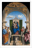 Enthroned Madonna with Child and Saints Peter, Romuald, Benedict and Paul, ca 1595 by Giovanni Battista Cima da Conegliano