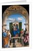 Enthroned Madonna with Child and Saints Peter, Romuald, Benedict and Paul, ca 1595 by Giovanni Battista Cima da Conegliano