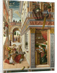 The Annunciation, with Saint Emidius, 1486 by Carlo Crivelli