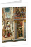 The Annunciation, with Saint Emidius, 1486 by Carlo Crivelli