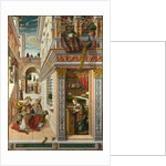 The Annunciation, with Saint Emidius, 1486 by Carlo Crivelli