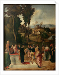 Moess Undergoes Trial by Fire, 1502-1505 by Giorgione