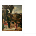 Moess Undergoes Trial by Fire, 1502-1505 by Giorgione