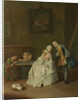 A Lady receiving a Cavalier, 1747-1755 by Pietro Longhi