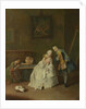 A Lady receiving a Cavalier, 1747-1755 by Pietro Longhi
