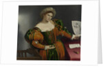 Portrait of a Woman inspired by Lucretia, ca 1530 by Lorenzo Lotto