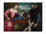 Portrait of Giovanni della Volta with his Wife and Children, 1547 by Lorenzo Lotto