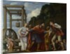 Moses defending the Daughters of Jethro, 1610 by Carlo Saraceni