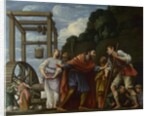 Moses defending the Daughters of Jethro, 1610 by Carlo Saraceni