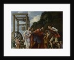 Moses defending the Daughters of Jethro, 1610 by Carlo Saraceni