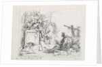 The visit at the death by Giambattista Tiepolo