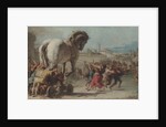 The Procession of the Trojan Horse into Troy, ca 1760 by Giandomenico Tiepolo
