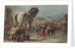 The Procession of the Trojan Horse into Troy, ca 1760 by Giandomenico Tiepolo