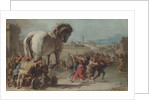 The Procession of the Trojan Horse into Troy, ca 1760 by Giandomenico Tiepolo