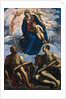 Mary with the Child, Venerated by Saint Mark and Saint Luke, before 1570 by Jacopo Tintoretto