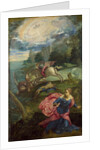 Saint George and the Dragon, ca 1555 by Jacopo Tintoretto