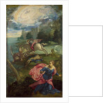 Saint George and the Dragon, ca 1555 by Jacopo Tintoretto