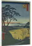 Grandpas Teahouse in Meguro by Utagawa Hiroshige