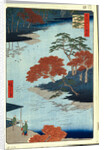 Inside Akiba Shrine at Ukeji. by Utagawa Hiroshige