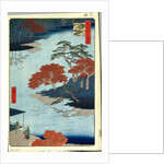 Inside Akiba Shrine at Ukeji. by Utagawa Hiroshige