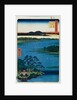 Benten Shrine at the Inokashira Pond. by Utagawa Hiroshige