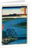Benten Shrine at the Inokashira Pond. by Utagawa Hiroshige