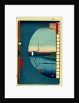 View from Massaki on the Grove near Suijin Shrine, the Uchigawa Inlet and Sekiya Village. by Utagawa Hiroshige