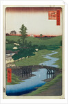 Hiroo on Furukawa River by Utagawa Hiroshige