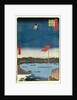 Komakata Hall and Azuma Bridge by Utagawa Hiroshige