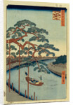 Five Pines and the Onagi Canal by Utagawa Hiroshige