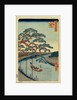 Five Pines and the Onagi Canal by Utagawa Hiroshige