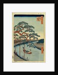 Five Pines and the Onagi Canal by Utagawa Hiroshige