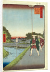 Kinokuni Hill and Distant View of Akasaka and the Tameike Pond by Utagawa Hiroshige