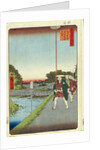 Kinokuni Hill and Distant View of Akasaka and the Tameike Pond by Utagawa Hiroshige