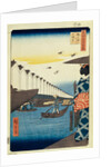 Yoroi no watashi Koami-cho by Utagawa Hiroshige