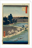 Azuma no mori Shrine and the Entwined Camphor by Utagawa Hiroshige
