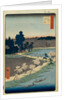 Azuma no mori Shrine and the Entwined Camphor by Utagawa Hiroshige